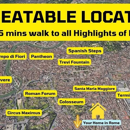 Апартаменты Inviting 3-bed In 4mins To Colosseo *
